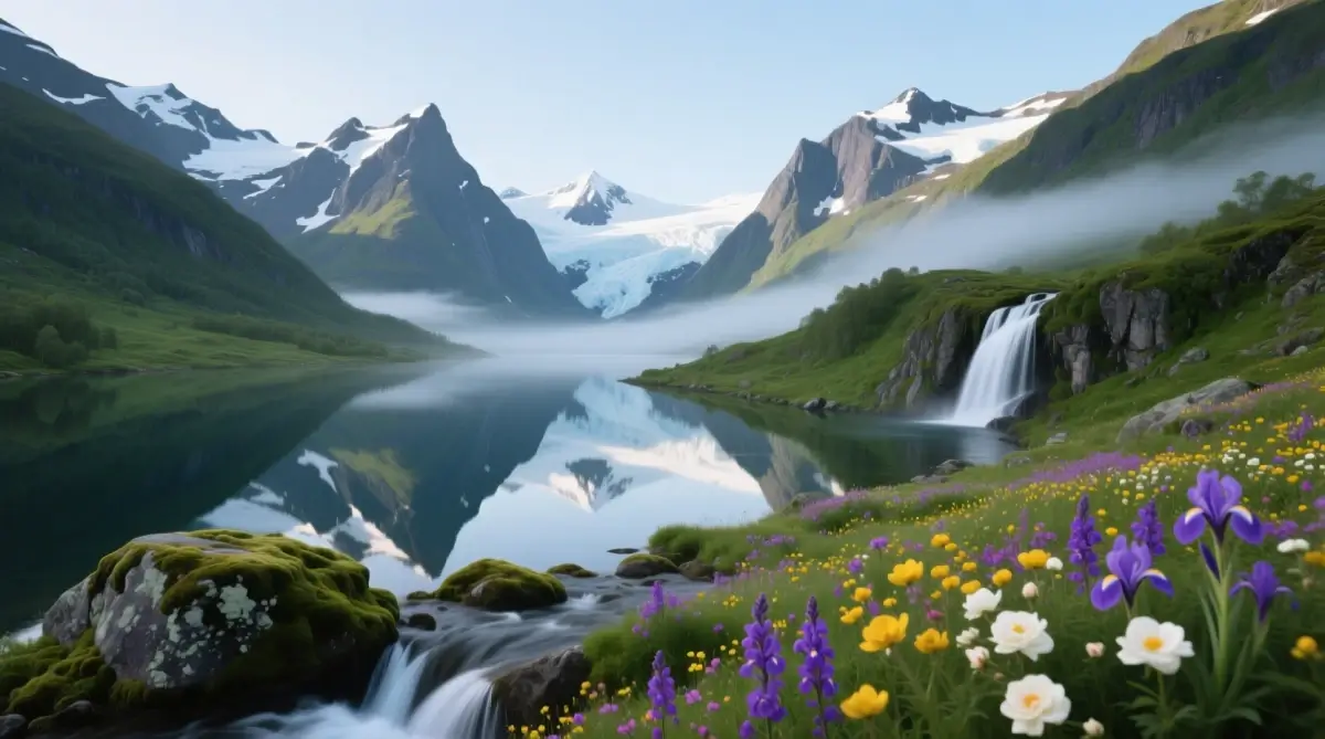 Альпийские горы Суннмёре: острые скалы, фьорды и горные озёра Норвегии