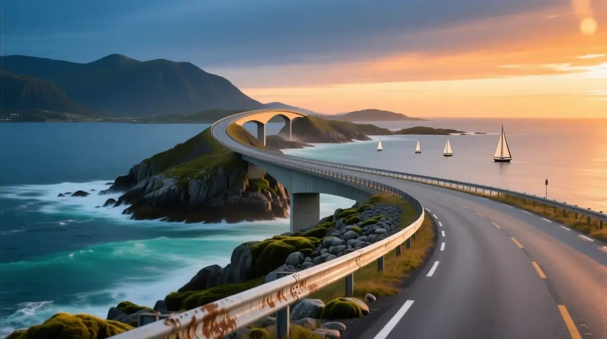 Атлантическая дорога — удивительное путешествие по мостам и островам